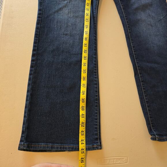 Old Navy The Sweet Heart Jeans Women's 18 Blue Dark Wash Bootcut - Picture 13 of 16